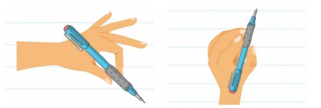 Как правильно держать ручку левой рукой