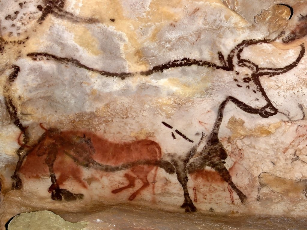 Пещера Ласко (фрагмент росписи)