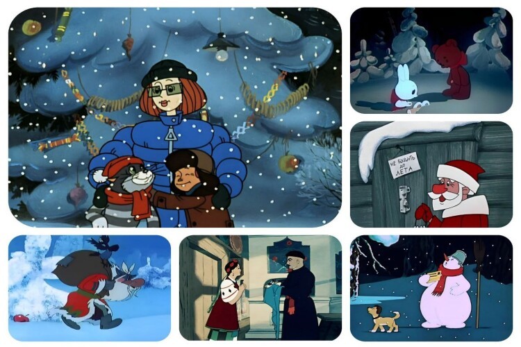 Новогодние советские мультфильмы